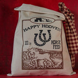 Farmhouse decor rustic country Heavy Primitive Flour Sack Rooster Feed Sack Makes Great Pillow Feeds Blue Heaven Windmill Bread Kisses Hugs