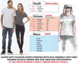 Size Table for Shirts - Smart Gifts Company Youth, Unisex, Men's & Long Sleeve Shirts