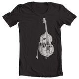 DOUBLE BASS Gifts Upright Bass T-shirt. Gift for a Musician Teacher Student. Orchestra Jazz Blues Rockabilly Band Music Bass