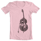 DOUBLE BASS Gifts Upright Bass T-shirt. Gift for a Musician Teacher Student. Orchestra Jazz Blues Rockabilly Band Music Bass